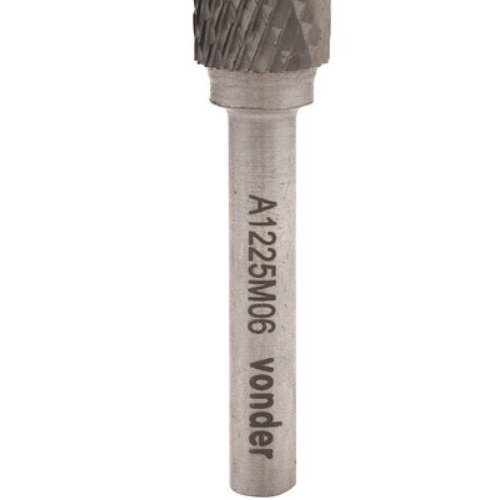 Lima rotativa cilndrica 10 x 20 mm com haste 6 mm