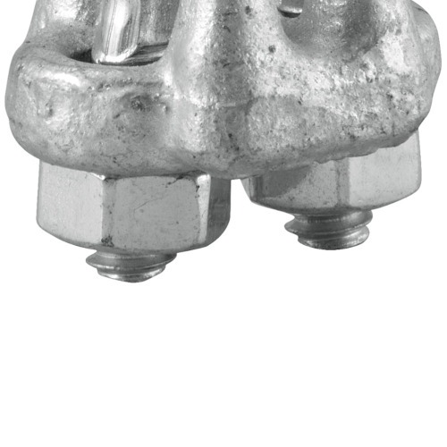 Grampo para cabo de ao em ao carbono 1/8