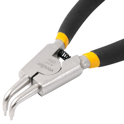 Alicate para anis externos bico curvo 4.1/2