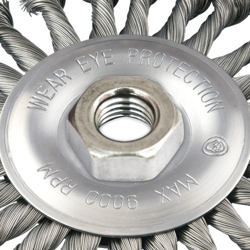 Escova de ao circular torcida 4.1/2