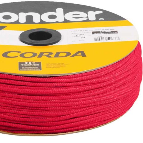 Corda multifilamento tran�ada 5 mm com rolo de 250 metros