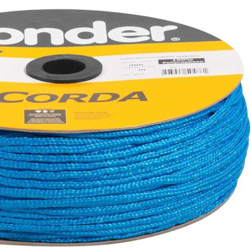 Corda multifilamento tran�ada 5 mm com rolo de 250 metros