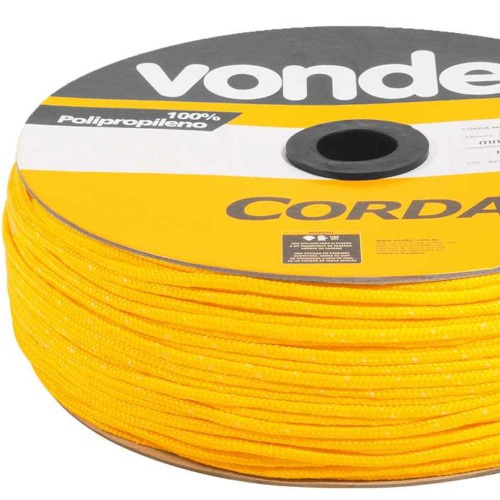 Corda multifilamento tranada 5 mm com rolo de 250 metros