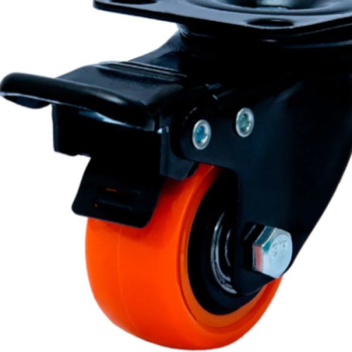 Rodízio giratório com freio 1.5/8 Rodízio giratório com freio 1.5/8