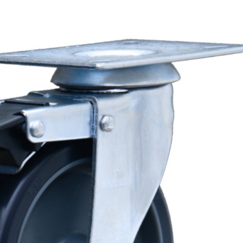 Rodízio giratório com freio 4 Rodízio giratório com freio 4