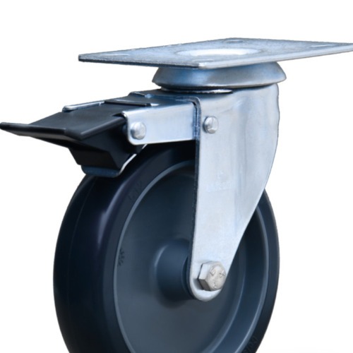 Rodízio giratório com freio 5 Rodízio giratório com freio 5