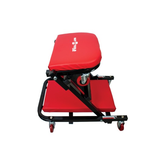 Carrinho esteira/banco para mecânico 101 cm 130 kg dobrável 2 em 1 Carrinho esteira/banco para mecânico 101 cm 130 kg dobrável 2 em 1