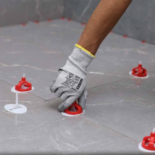 Espa�ador e nivelador para piso 2,00 mm com 50 pe�as - Easy Spin