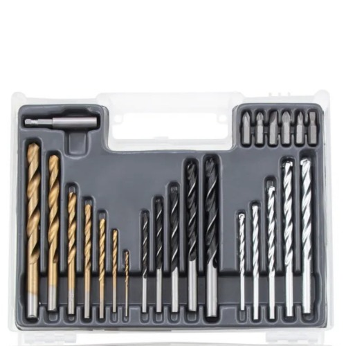 Jogo de brocas bits e buchas com 300 peas 