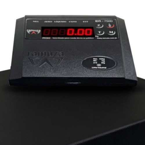 Balana digital com plataforma em ao carbono 300 Kg - DP300  110V/220V