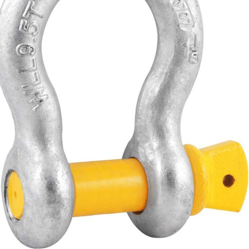 Manilha curva para cabo de a�o 1.1/8