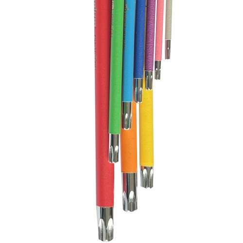 Jogo de chave hexalobular longa T10 a T50 9 pe�as - 08046