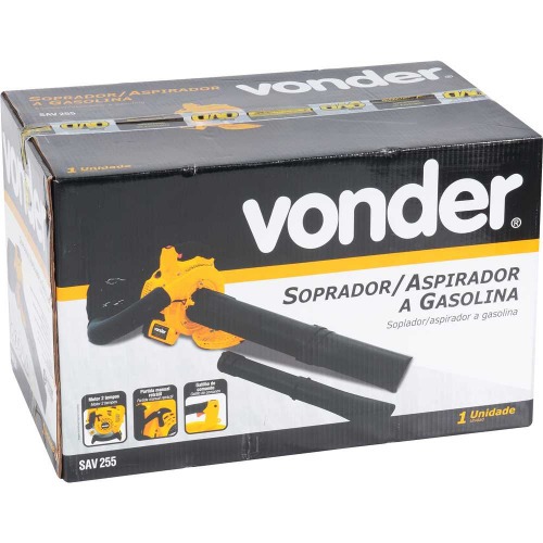Soprador aspirador de folhas a gasolina 26 cc 1,0 cc - SAV 255