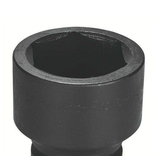 Soquete sextavado de impacto em ao cromo molibdnio 75 mm encaixe 1