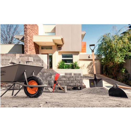 Carrinho de mo extraforte com caamba metlica cinza 65 L