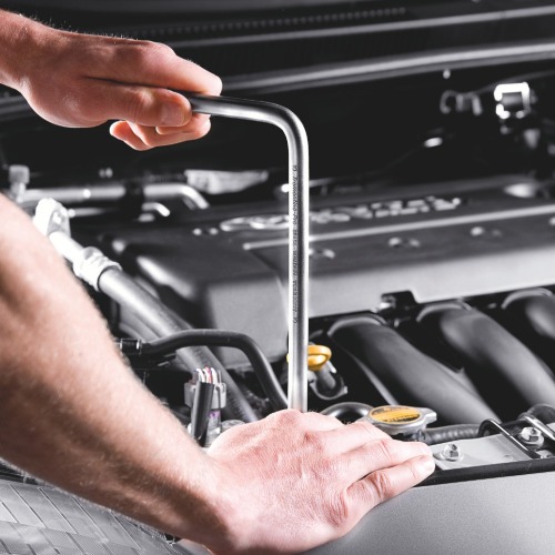 Chave biela 8 mm aço cromo vanádio com cartela Chave biela 8 mm aço cromo vanádio com cartela