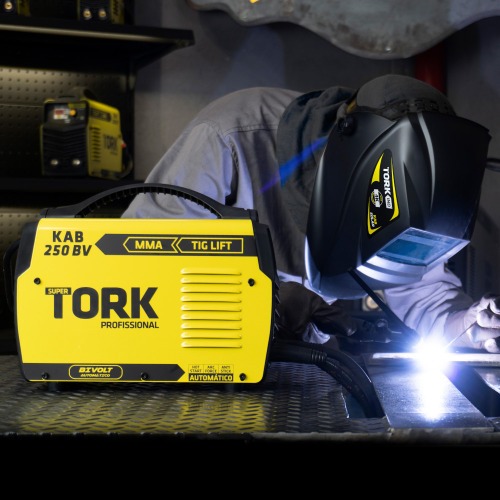 Inversora de solda 250A para eletrodo revestido e tig - KAB 250 BV  110V/220V
