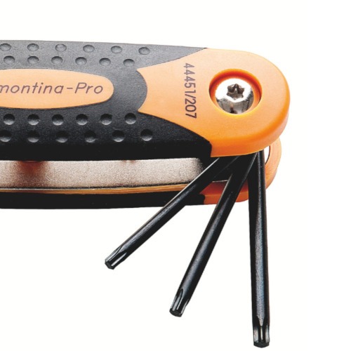 Jogo de chave hexalobular com armação aço cromo vanádio com 7 peças Jogo de chave hexalobular com armação aço cromo vanádio com 7 peças