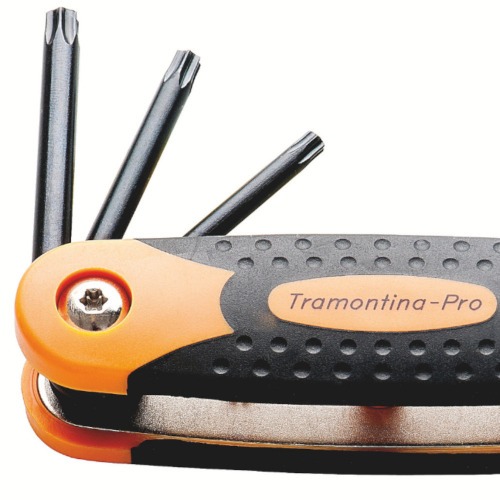 Jogo de chave hexalobular com armação aço cromo vanádio com 7 peças Jogo de chave hexalobular com armação aço cromo vanádio com 7 peças