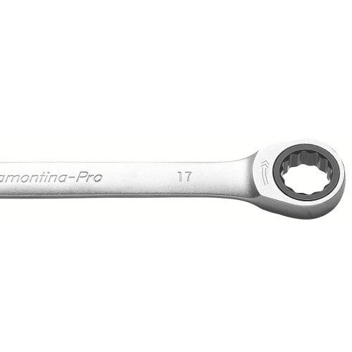 Chave combinada com catraca 13 mm a�o cromo van�dio