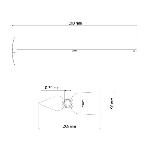 Sacho coração com cabo de 120 cm Sacho coração com cabo de 120 cm
