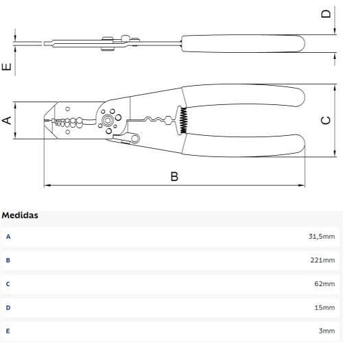 Alicate Desencapador 9 Alicate Desencapador 9