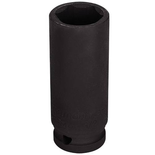 Soquete de impacto sextavado longo Aço cromo 24 mm 1/2 Soquete de impacto sextavado longo Aço cromo 24 mm 1/2