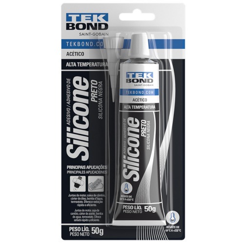 Silicone actico para alta temperatura 50 gramas