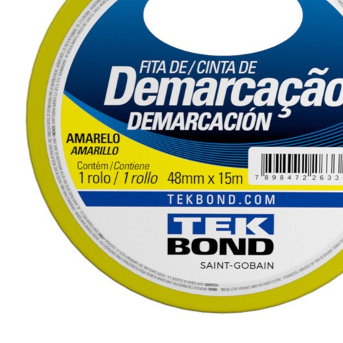 Fita adesiva para demarcao 48 mm x 15 m 