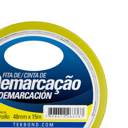 Fita adesiva para demarcao 48 mm x 15 m 