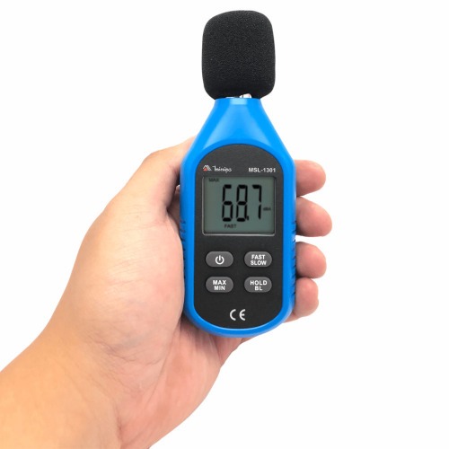 Decibelimetro digital mini com medi��o 30 a 130 dB - MSL-1301