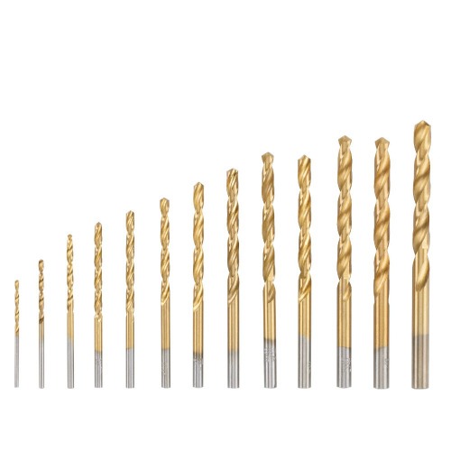 Jogo de brocas a�o r�pido de 1,5 � 6,5 mm com 13 pe�as