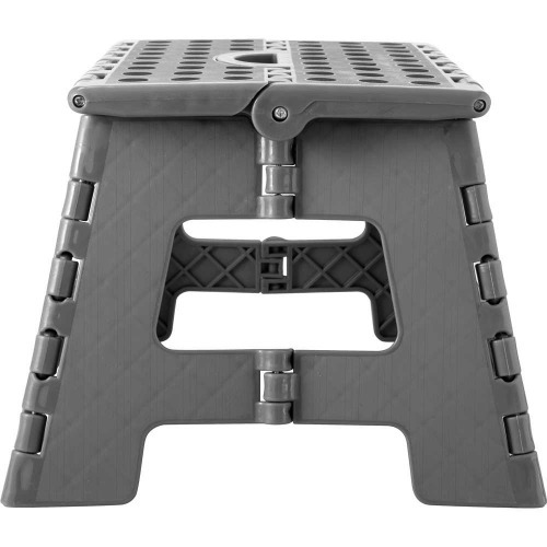 Banqueta plástica dobrável cinza 220 mm Banqueta plástica dobrável cinza 220 mm