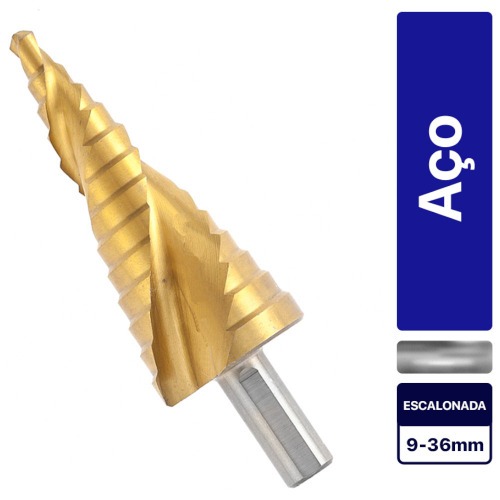 Broca escalonada ao rpido 9 a 36 mm - 723589