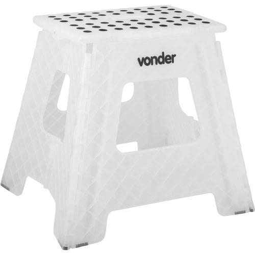 Banqueta plástica dobrável transparente 360 mm Banqueta plástica dobrável transparente 360 mm