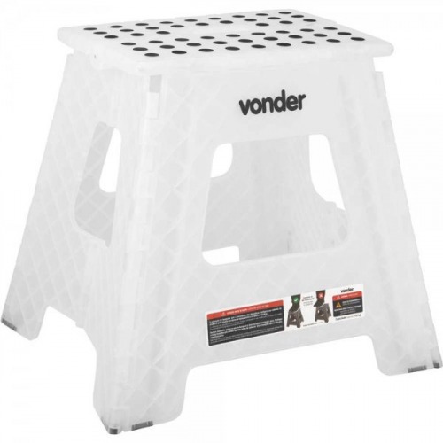 Banqueta plástica dobrável transparente 360 mm Banqueta plástica dobrável transparente 360 mm