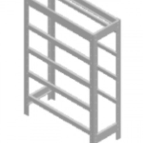 Estante metlica para 12 gavetas n 5 - EF12/5