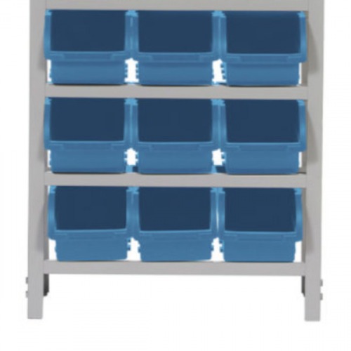 Estante metlica com 12 gavetas n 5 azul - EP12/5A