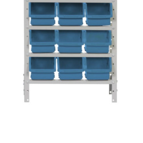 Estante metlica com 12 gavetas n 5 azul - EF12/5A