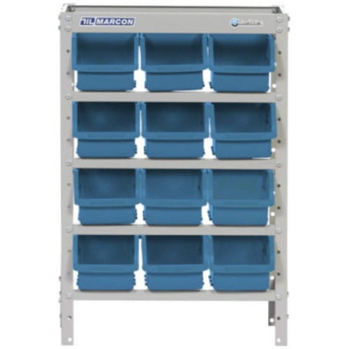 Estante metlica com 12 gavetas n 5 azul - EF12/5A