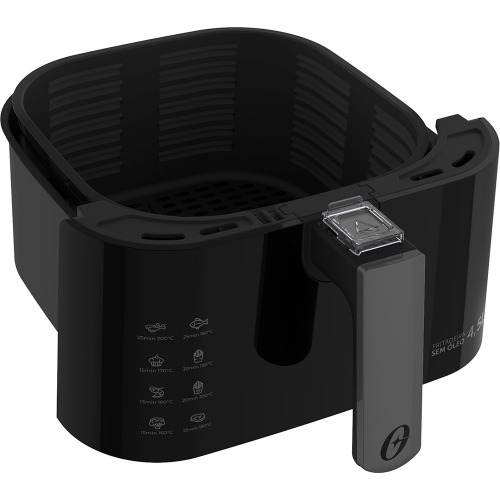 Fritadeira elétrica sem óleo air fryer 4,5l 1500w Black Perform - OFRT510 110V Fritadeira elétrica sem óleo air fryer 4,5l 1500w Black Perform - OFRT510 110V