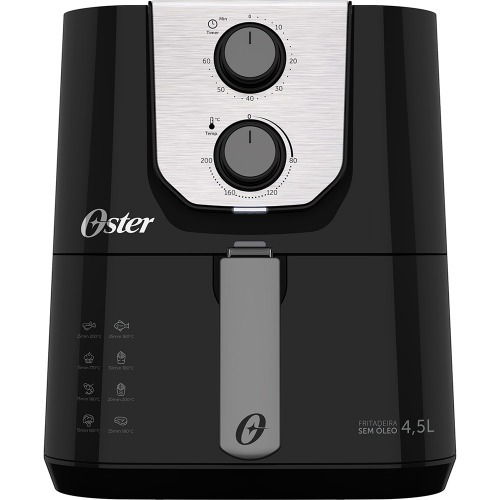Fritadeira elétrica sem óleo air fryer 4,5l 1500w Black Perform - OFRT510 110V Fritadeira elétrica sem óleo air fryer 4,5l 1500w Black Perform - OFRT510 110V