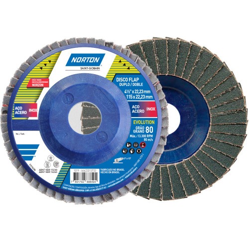 Disco de lixa flap disc reto 4.1/2 Disco de lixa flap disc reto 4.1/2