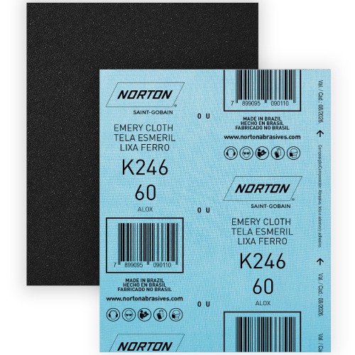 Folha de lixa para ferro 225 x 275 mm- K246