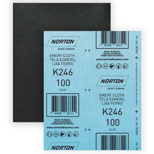 Folha de lixa para ferro 225 x 275 mm - K246