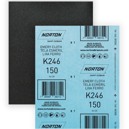Folha de lixa para ferro 225 x 275 mm - K246