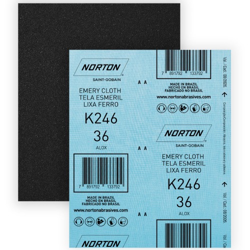 Folha de lixa para ferro 225 x 275 mm - K246