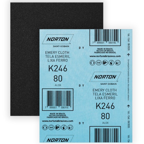 Folha de lixa para ferro 225 x 275 mm K246 - Norton