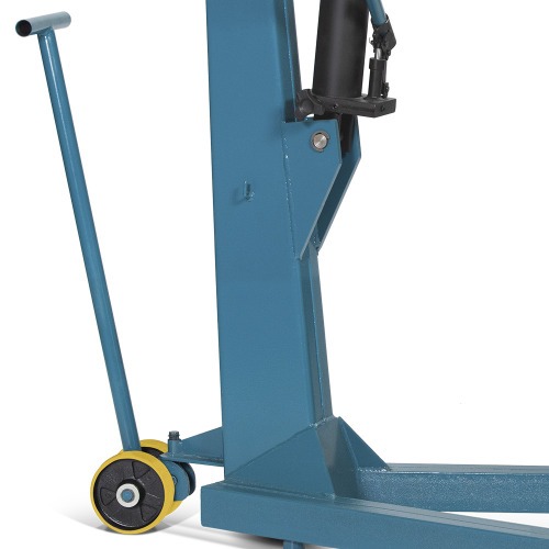 Guincho hidrulico capacidade 2 ton rodagem de poliuretano e prolongador - MGH-2CP                           