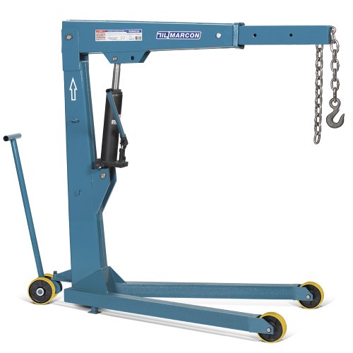 Guincho hidrulico capacidade 2 ton rodagem de poliuretano e prolongador - MGH-2CP                           